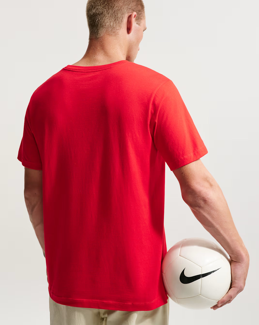 Canada Nike Fanwear Collection Men's Football Cotton Short-Sleeve T-Shirt