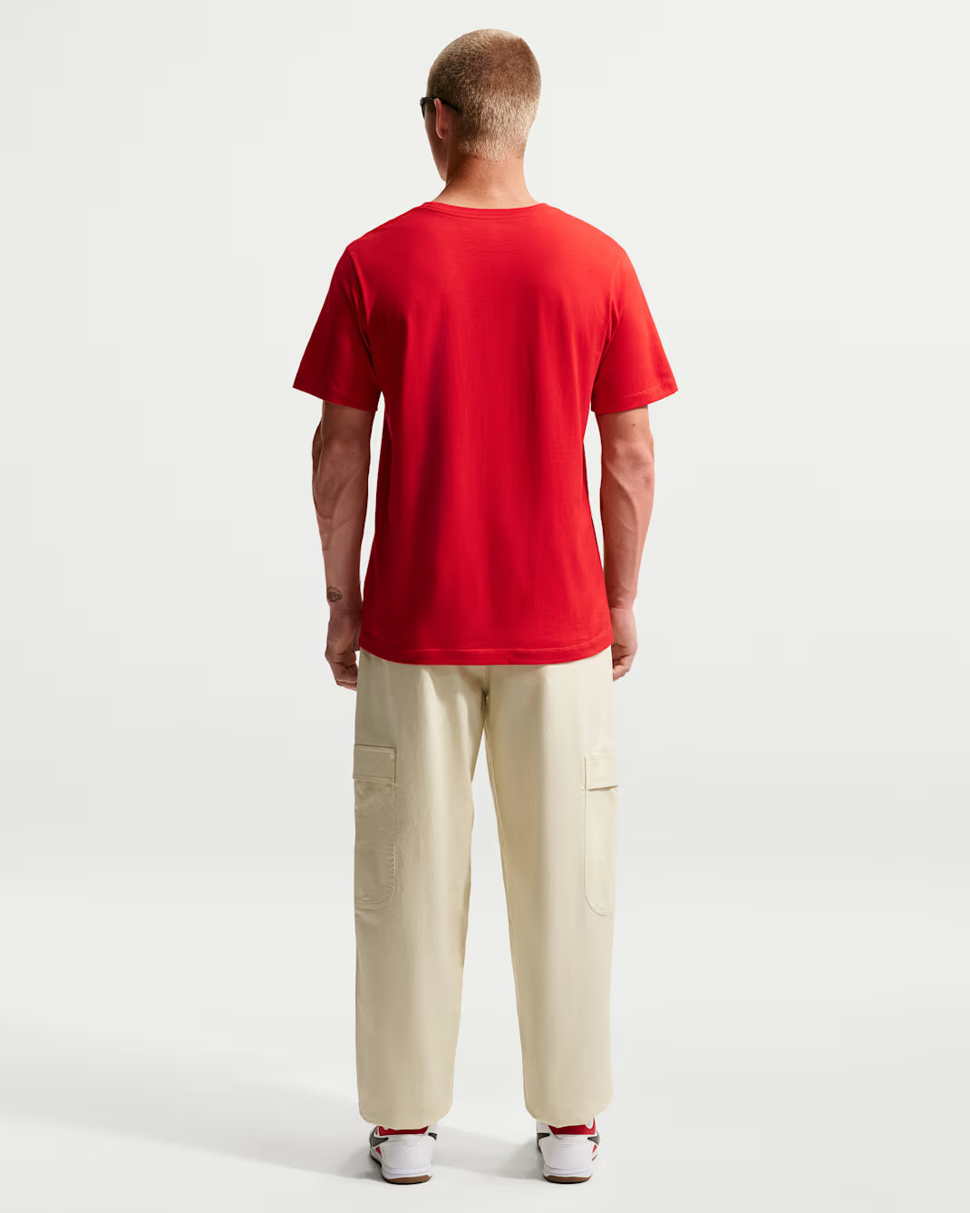 Canada Nike Fanwear Collection Men's Football Cotton Short-Sleeve T-Shirt