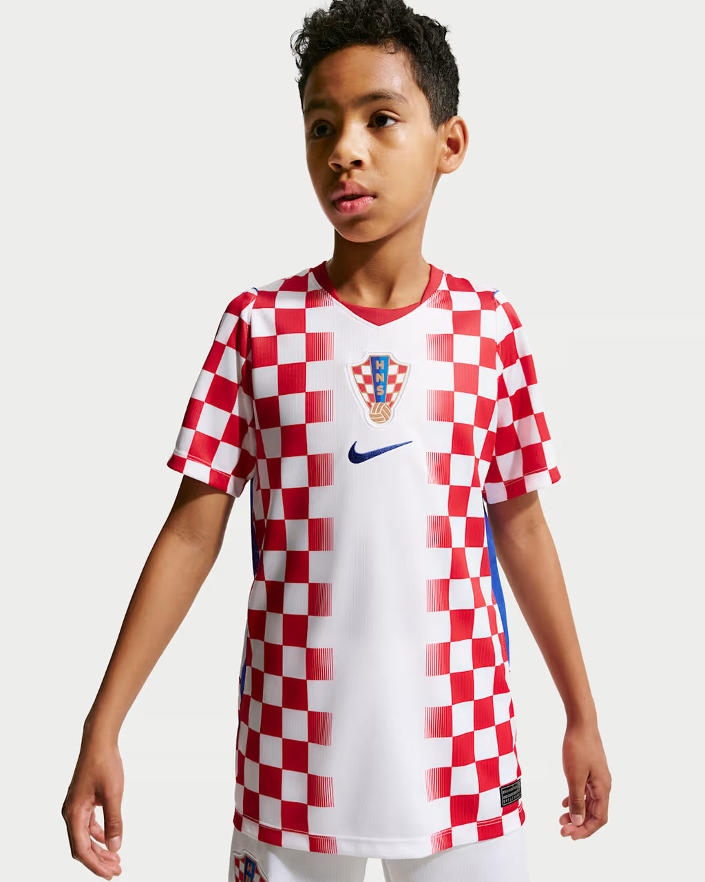 Croatia 2026 Stadium Home Older Kids' Nike Dri-FIT Soccer Replica Jersey