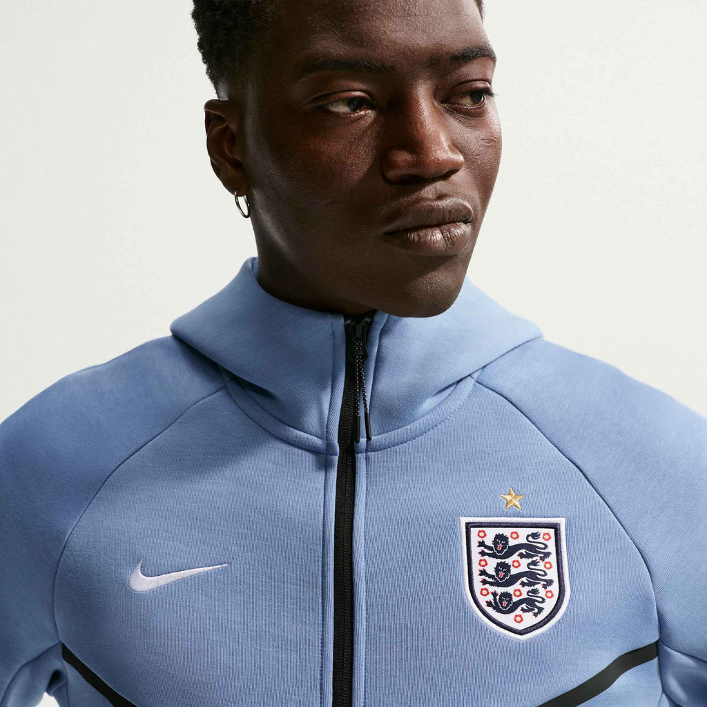 England Tech Fleece Windrunner Men's Nike Soccer Full-Zip Hoodie