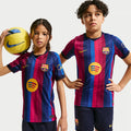 FC Barcelona 2026/27 Stadium Home Big Kids' Nike Dri-FIT Soccer Replica Jersey