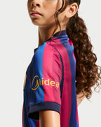 FC Barcelona 2026/27 Stadium Home Big Kids' Nike Dri-FIT Soccer Replica Jersey