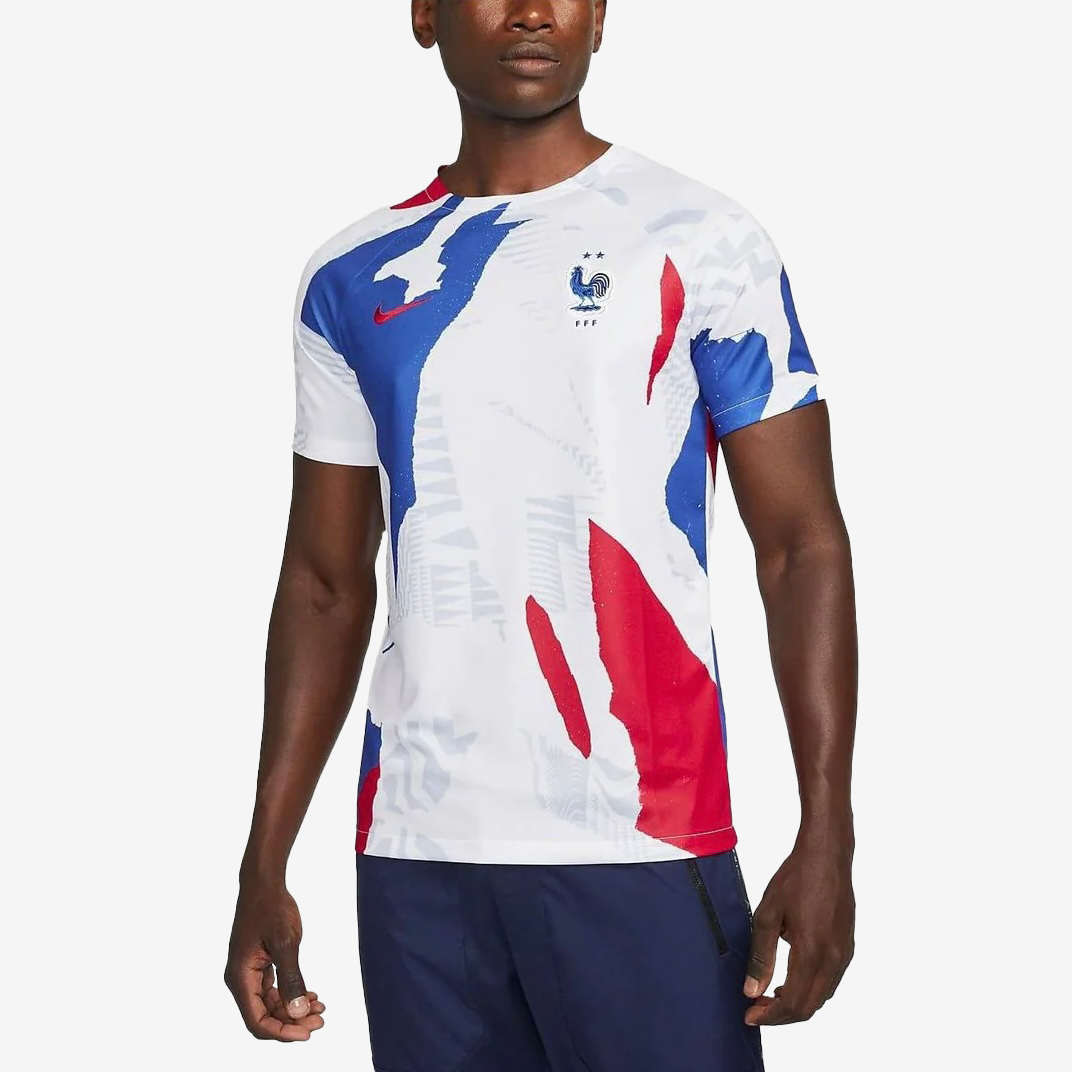France 2022 Men's Nike Pre-Match Soccer Top