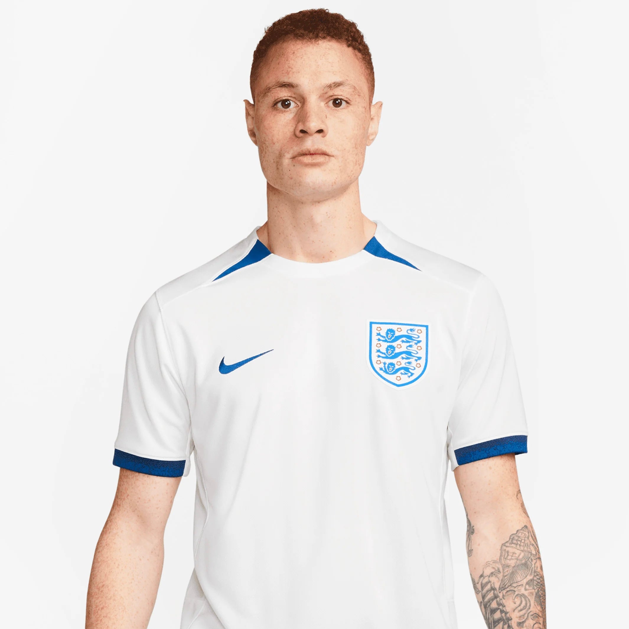 England 2023/24 Stadium Home Men's Nike Dri-FIT Soccer Replica Jersey