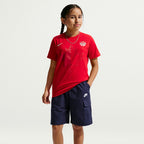 Canada Nike Fanwear Collection Big Kids’ Soccer Cotton Short-Sleeve T-Shirt