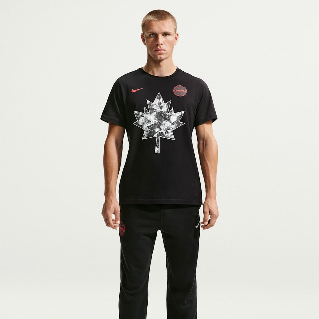 Canada Nike Fanwear Collection Men's Soccer Cotton Short-Sleeve T-Shirt