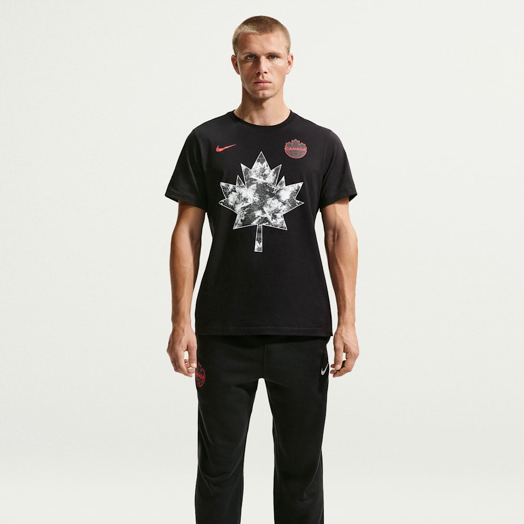 Canada Nike Fanwear Collection Men's Soccer Cotton Short-Sleeve T-Shirt