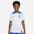 England 2022/23 Stadium Home Kid's Nike Dri-FIT Soccer Replica Jersey