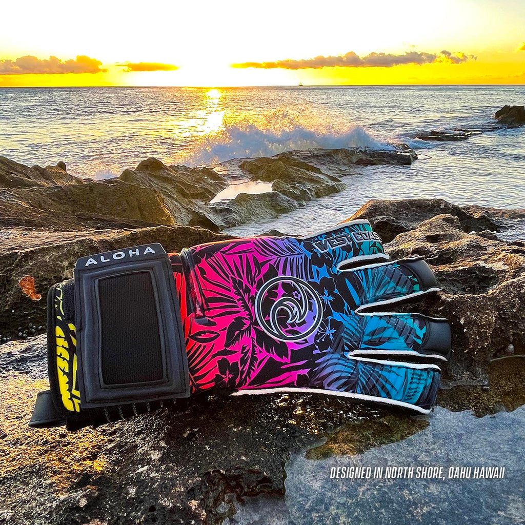 West Coast HELIX ™ Aloha Black Goalkeeper Gloves