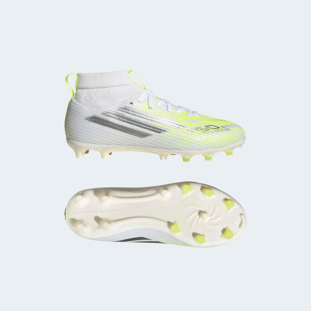 adidas F50 SPARKFUSION LEAGUE Mid Cut Firm Ground / Artificial Ground Soccer Cleats Kids