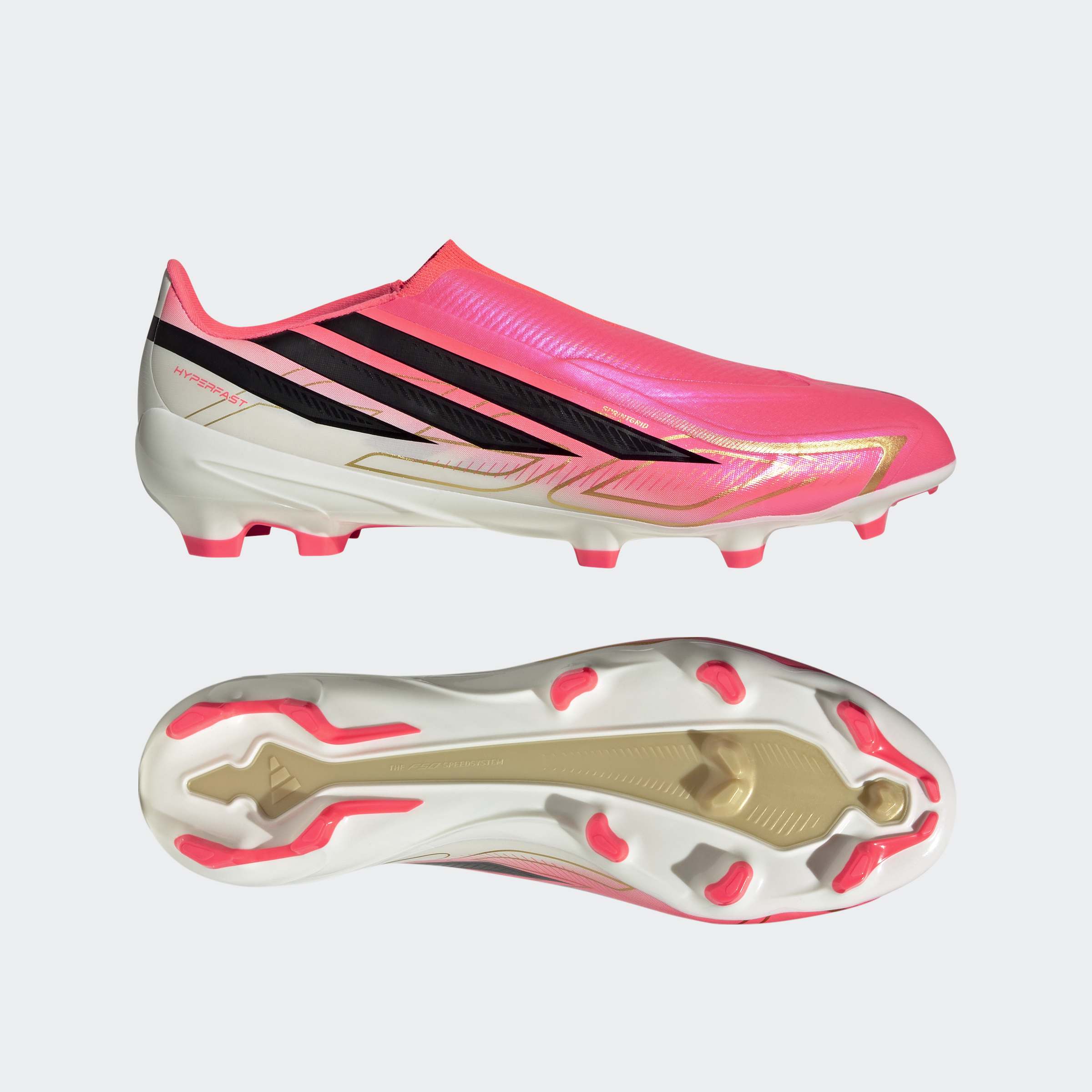 adidas F50 HYPERFAST LEAGUE Laceless Firm Ground Football Boots