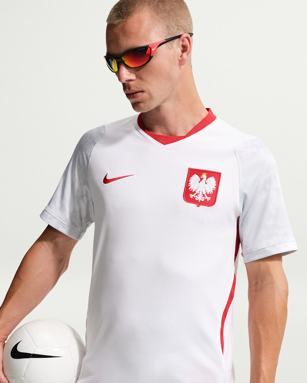 Poland 2026 Stadium Home Men's Nike Dri-FIT Soccer Replica Jersey