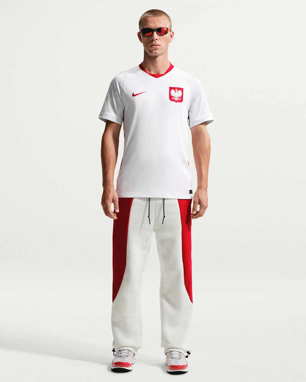 Poland 2026 Stadium Home Men's Nike Dri-FIT Soccer Replica Jersey