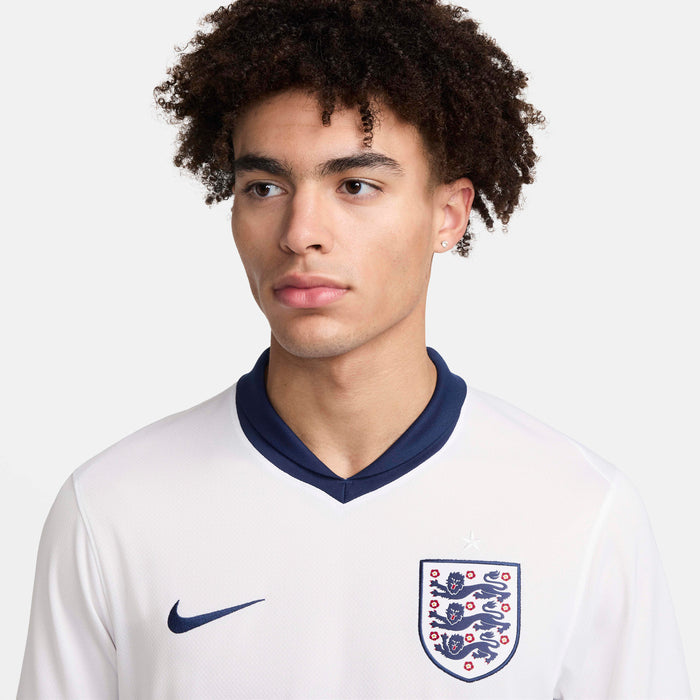 England 2024/25 Stadium Home Men's Nike Dri-FIT Soccer Replica Jersey