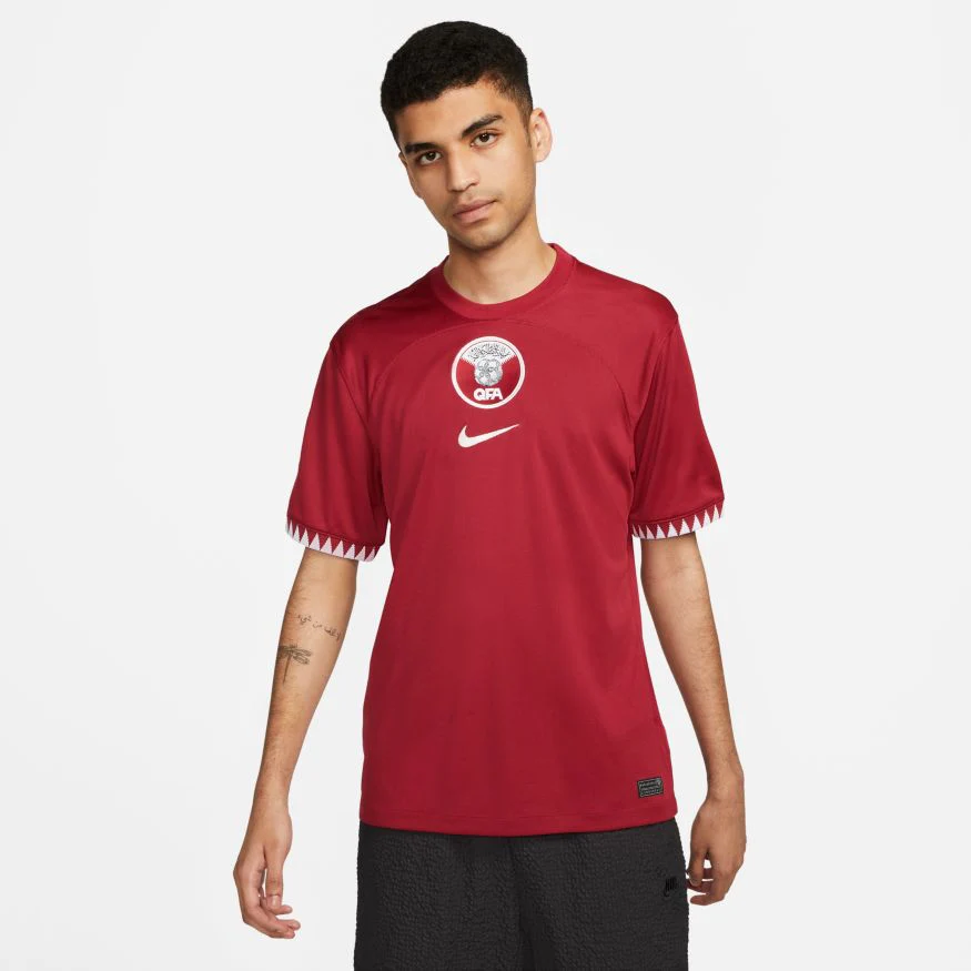 Qatar 2022 Stadium Home Men's Nike Dri-FIT Soccer Replica Jersey