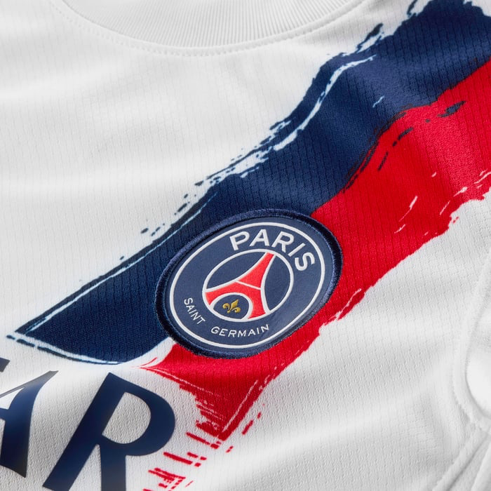 Paris Saint-Germain 2024/25 Stadium Away Big Kids' Nike Dri-FIT Soccer Replica Jersey