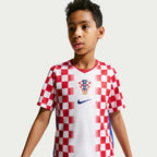 Croatia 2026 Stadium Home Older Kids' Nike Dri-FIT Soccer Replica Jersey