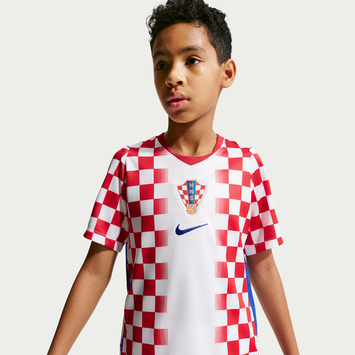 Croatia 2026 Stadium Home Older Kids' Nike Dri-FIT Soccer Replica Jersey