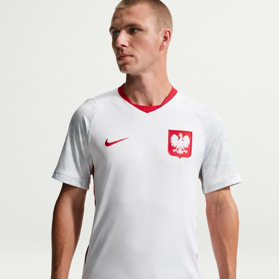 Poland 2026 Stadium Home Men's Nike Dri-FIT Soccer Replica Jersey