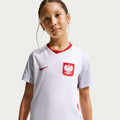 Poland 2026 Stadium Home Big Kids' Nike Dri-FIT Soccer Replica Jersey