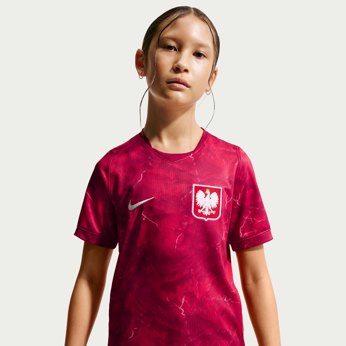Poland 2026 Stadium Away Big Kids' Nike Dri-FIT Soccer Replica Jersey