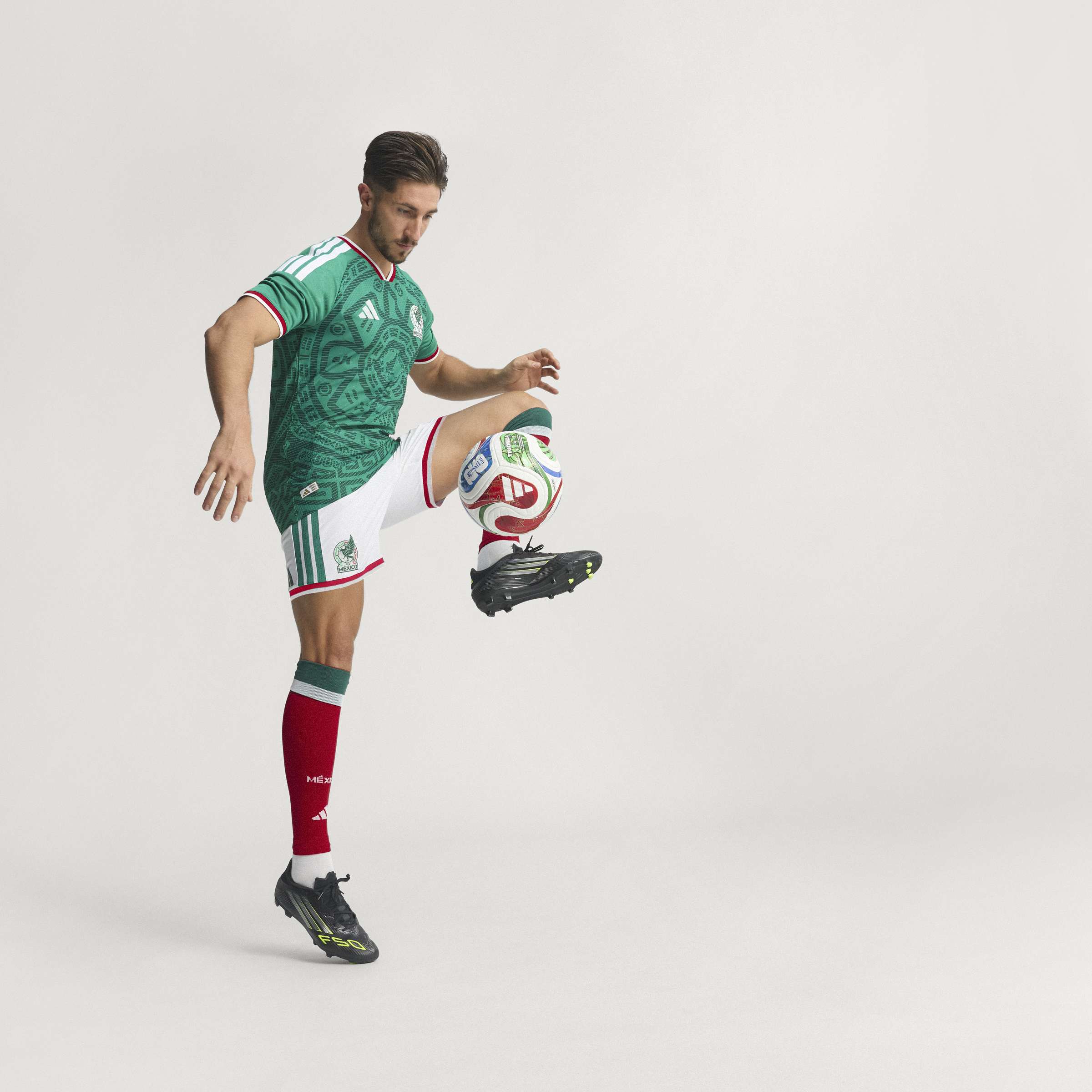 adidas Mexico 26 Home Authentic Jersey