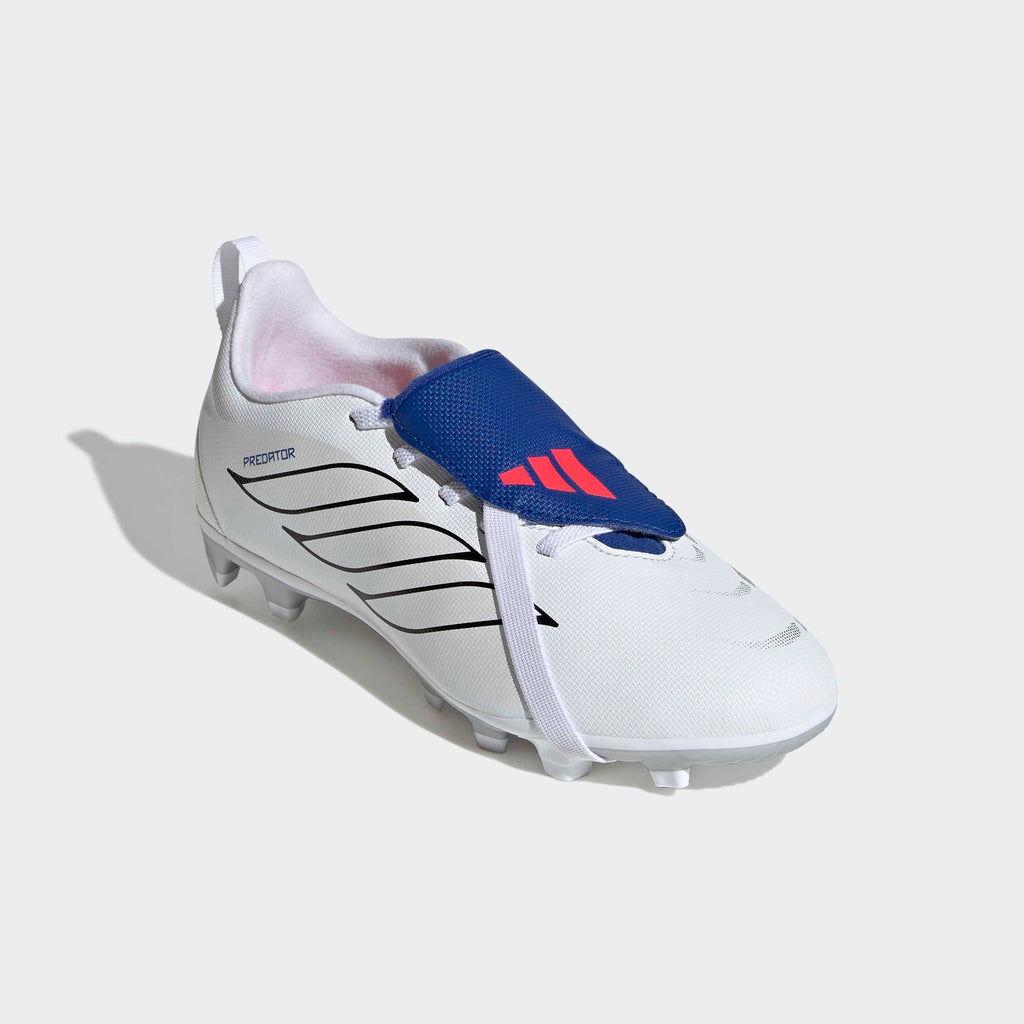 adidas Predator Club Fold-Over Tongue Elastic Laces Firm Ground/Multi Ground Soccer Cleats Kids