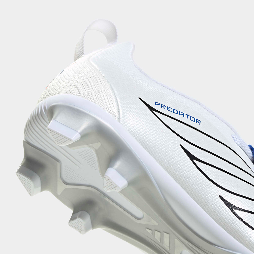 adidas Predator Club Fold-Over Tongue Elastic Laces Firm Ground/Multi Ground Soccer Cleats Kids