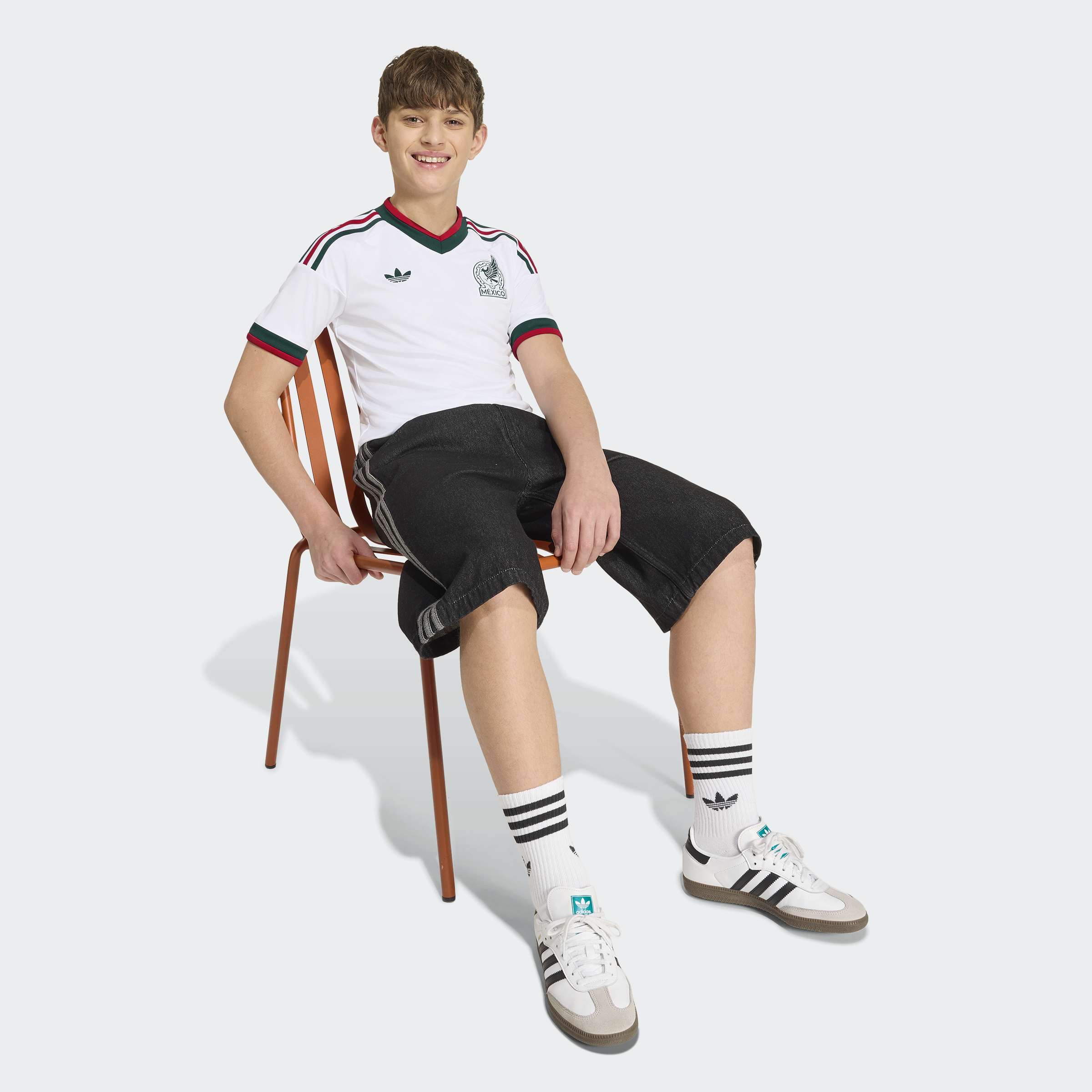 adidas Mexico 26 Away Kids Jersey