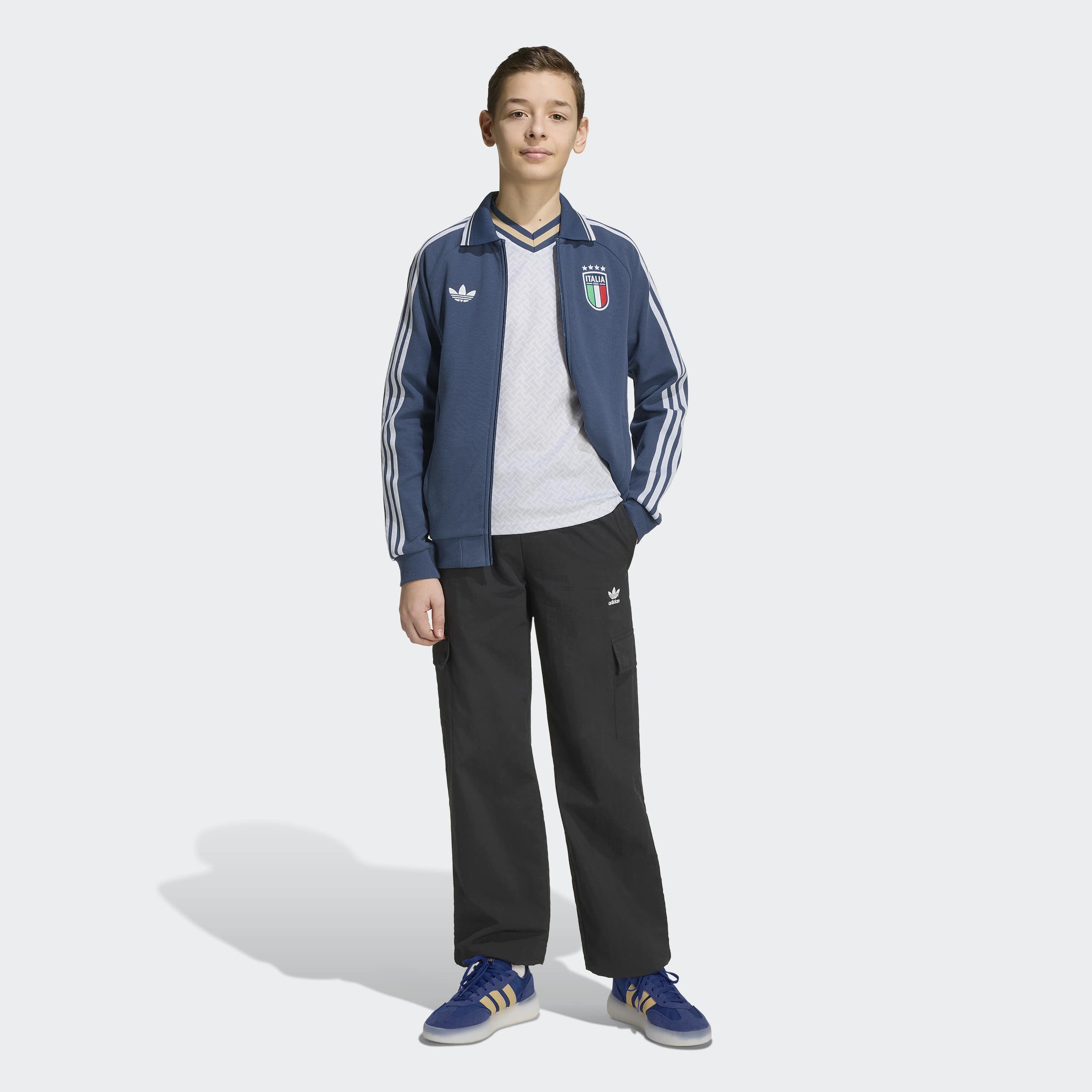 adidas Italy Away Anthem Jacket Kids