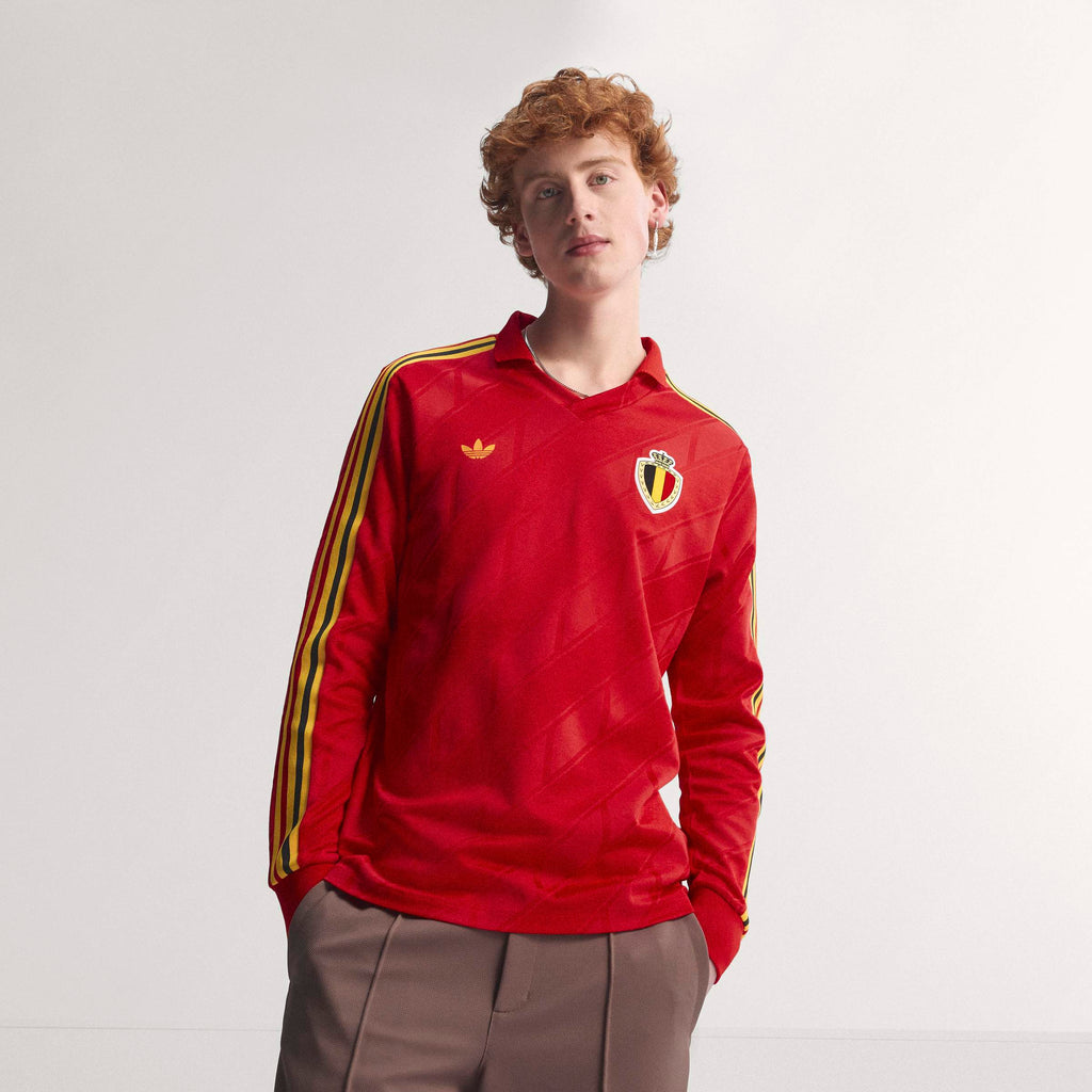 adidas Belgium Home Jersey 1986