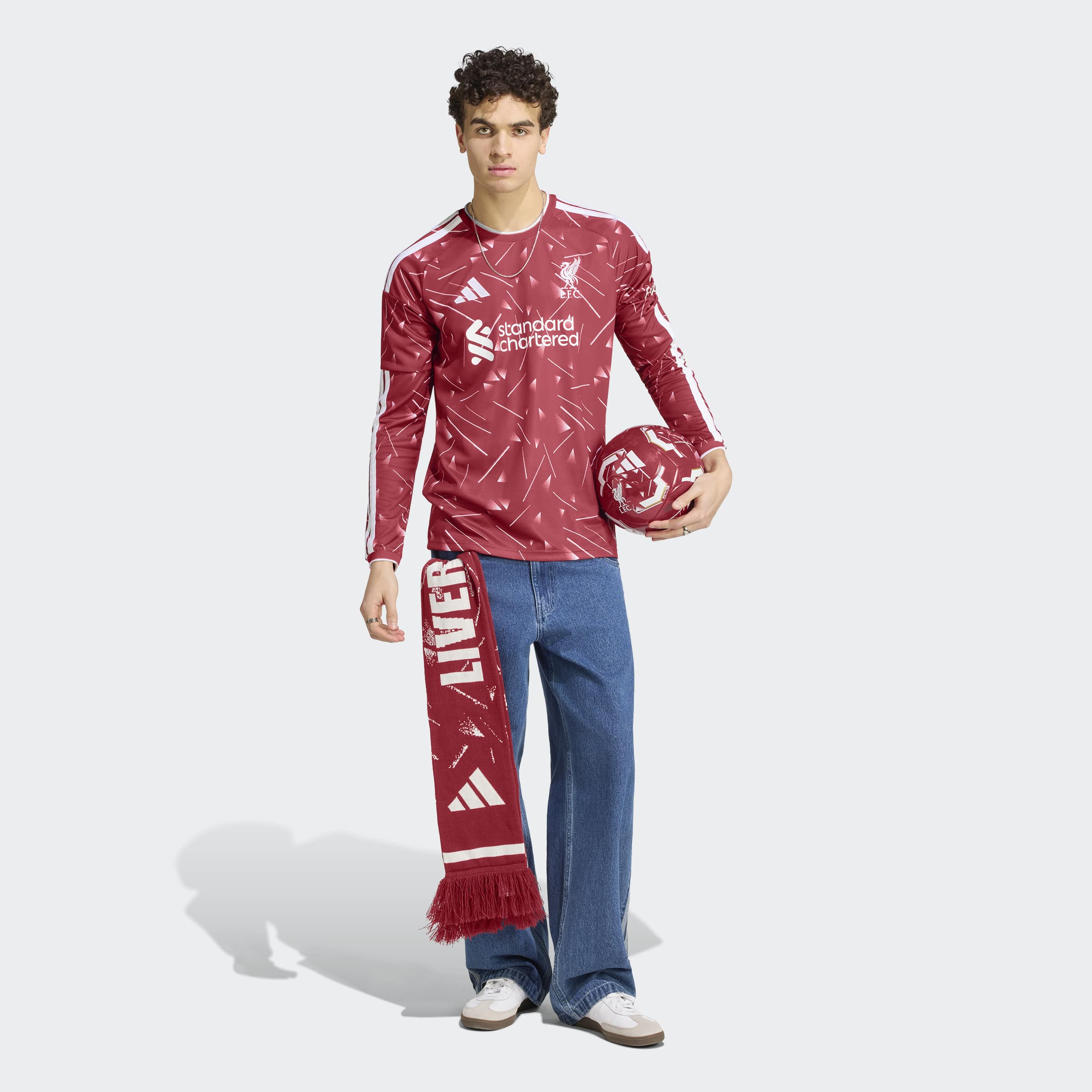 adidas Liverpool FC 26/27 Home Jersey Long Sleeve