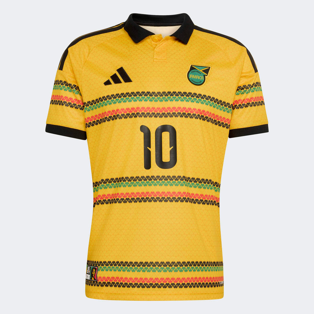 adidas Jamaica 26 x Bob Marley Home Marley 10 Jersey
