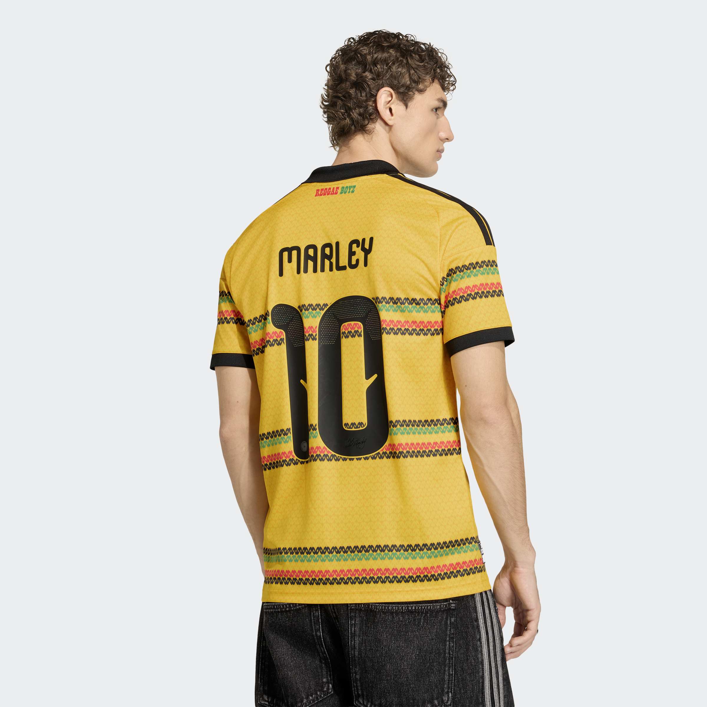 adidas Jamaica 26 x Bob Marley Home Marley 10 Jersey