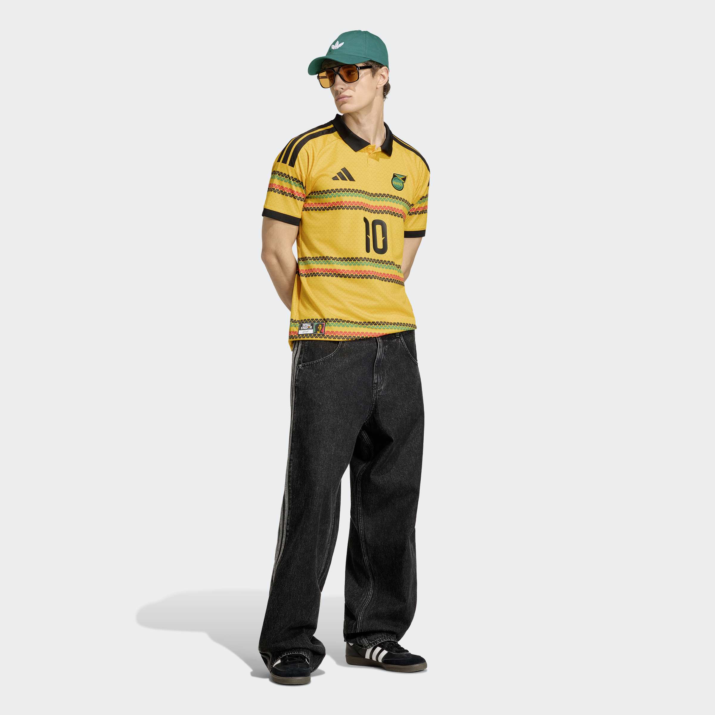 adidas Jamaica 26 x Bob Marley Home Marley 10 Jersey