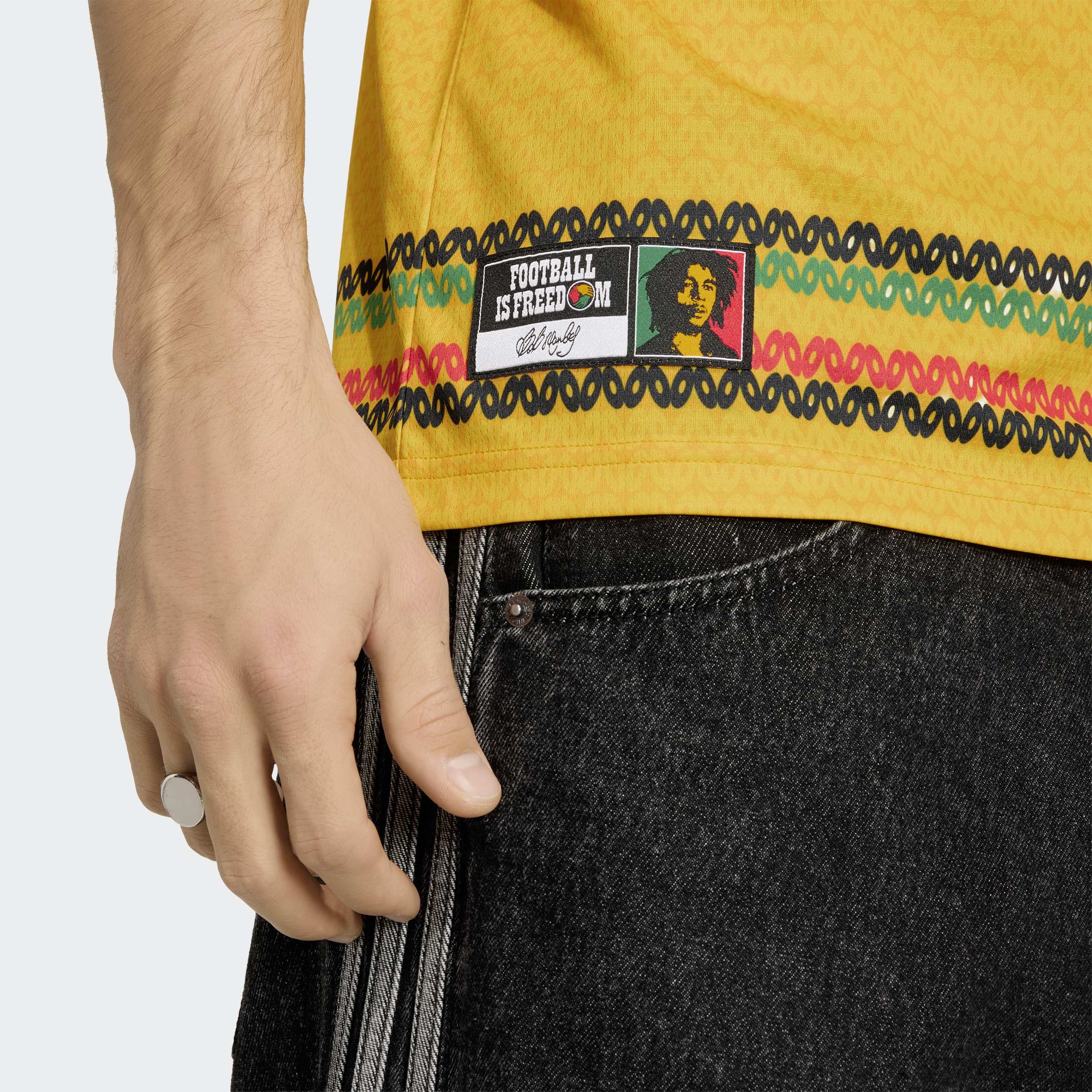 adidas Jamaica 26 x Bob Marley Home Marley 10 Jersey