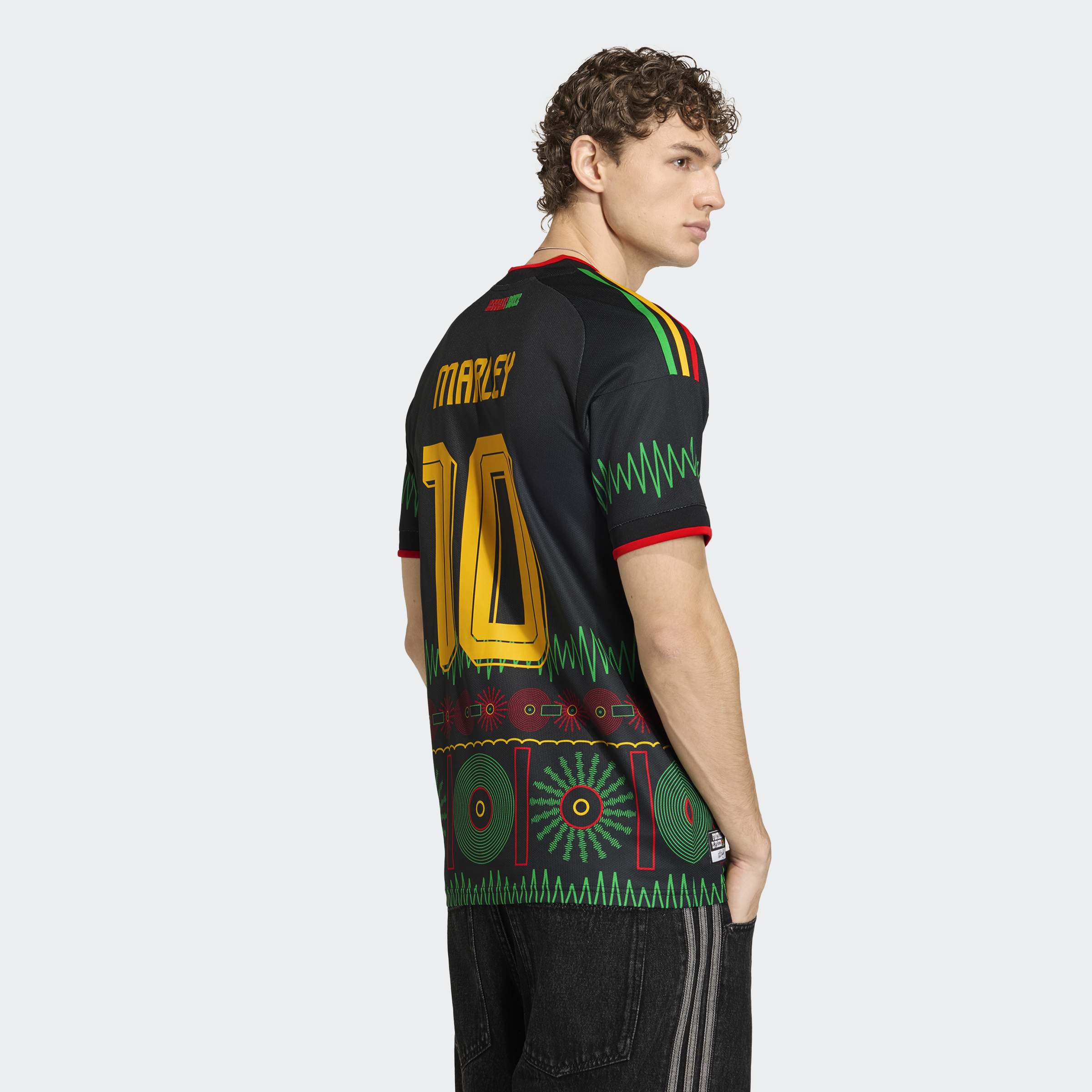 adidas Jamaica 26 x Bob Marley Away Marley 10 Jersey