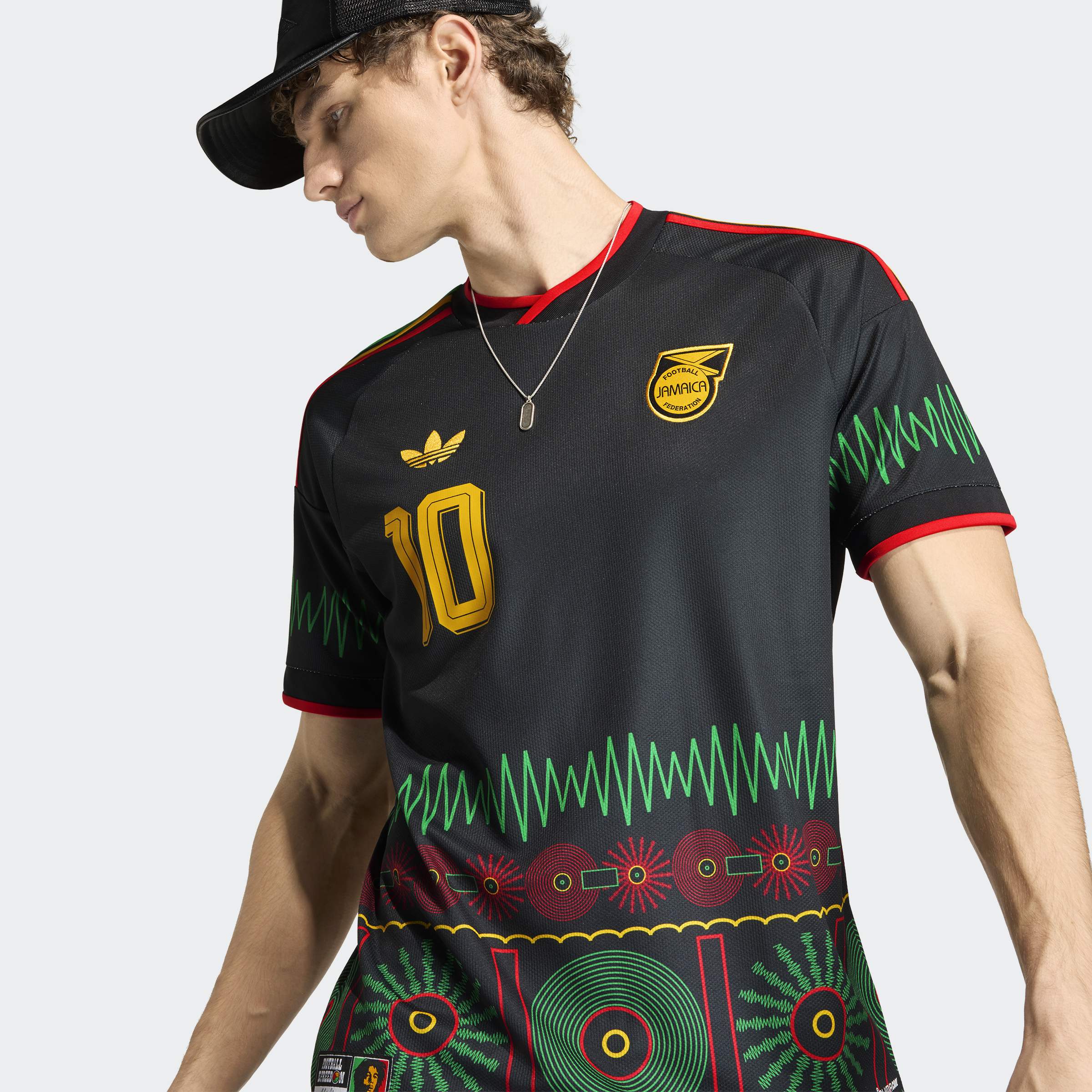 adidas Jamaica 26 x Bob Marley Away Marley 10 Jersey