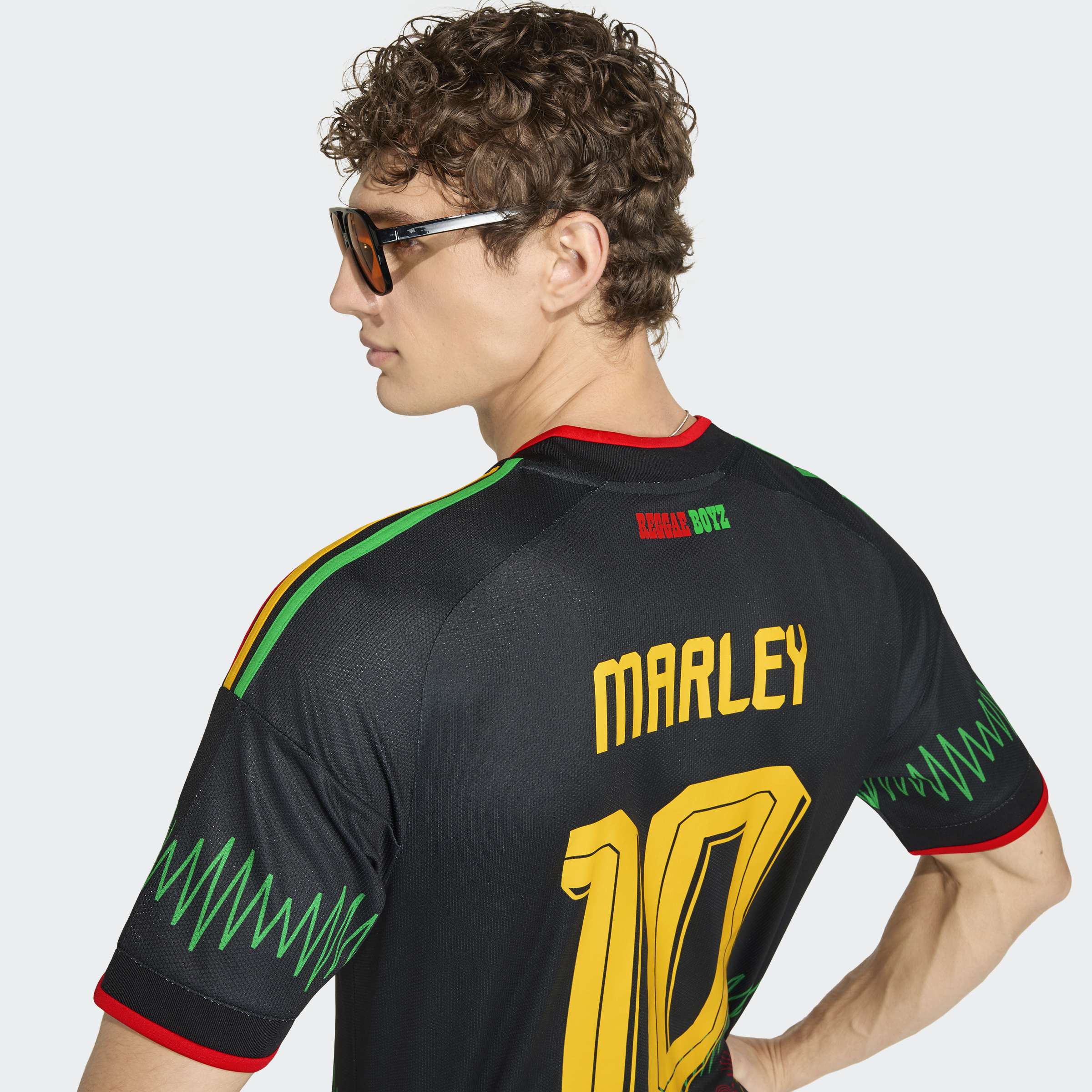 adidas Jamaica 26 x Bob Marley Away Marley 10 Jersey