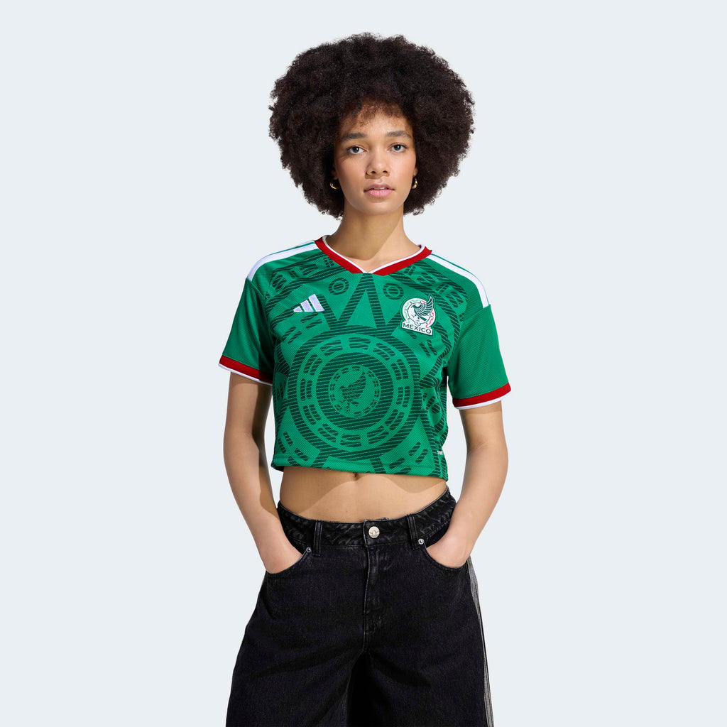 adidas Mexico 26 Home Cropped Women's Jersey