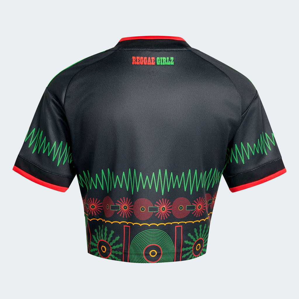 adidas Jamaica 26 x Bob Marley Away Cropped Jersey Women's