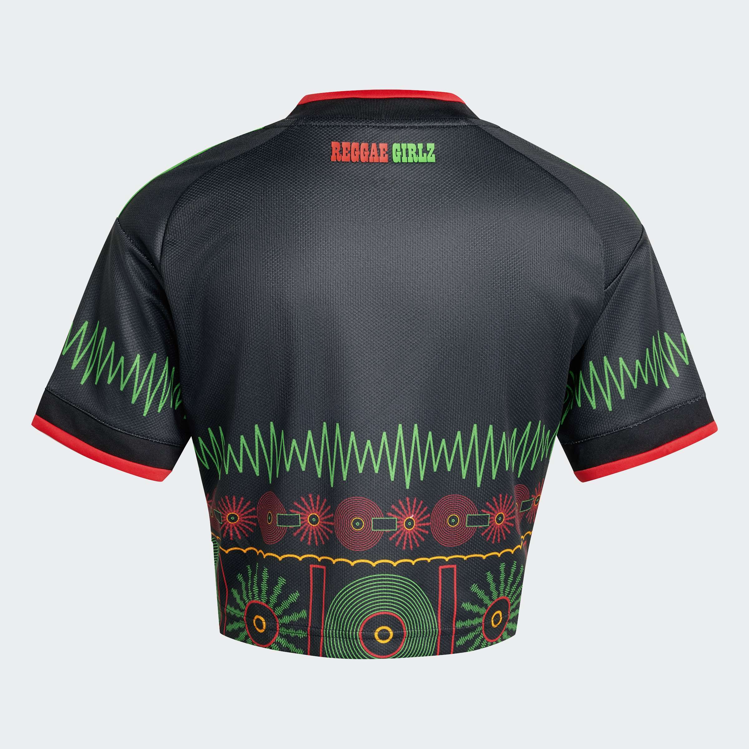 adidas Jamaica 26 x Bob Marley Away Cropped Jersey Women's