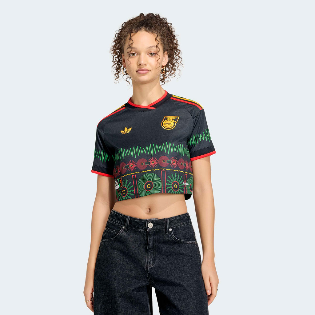 adidas Jamaica 26 x Bob Marley Away Cropped Jersey Women's