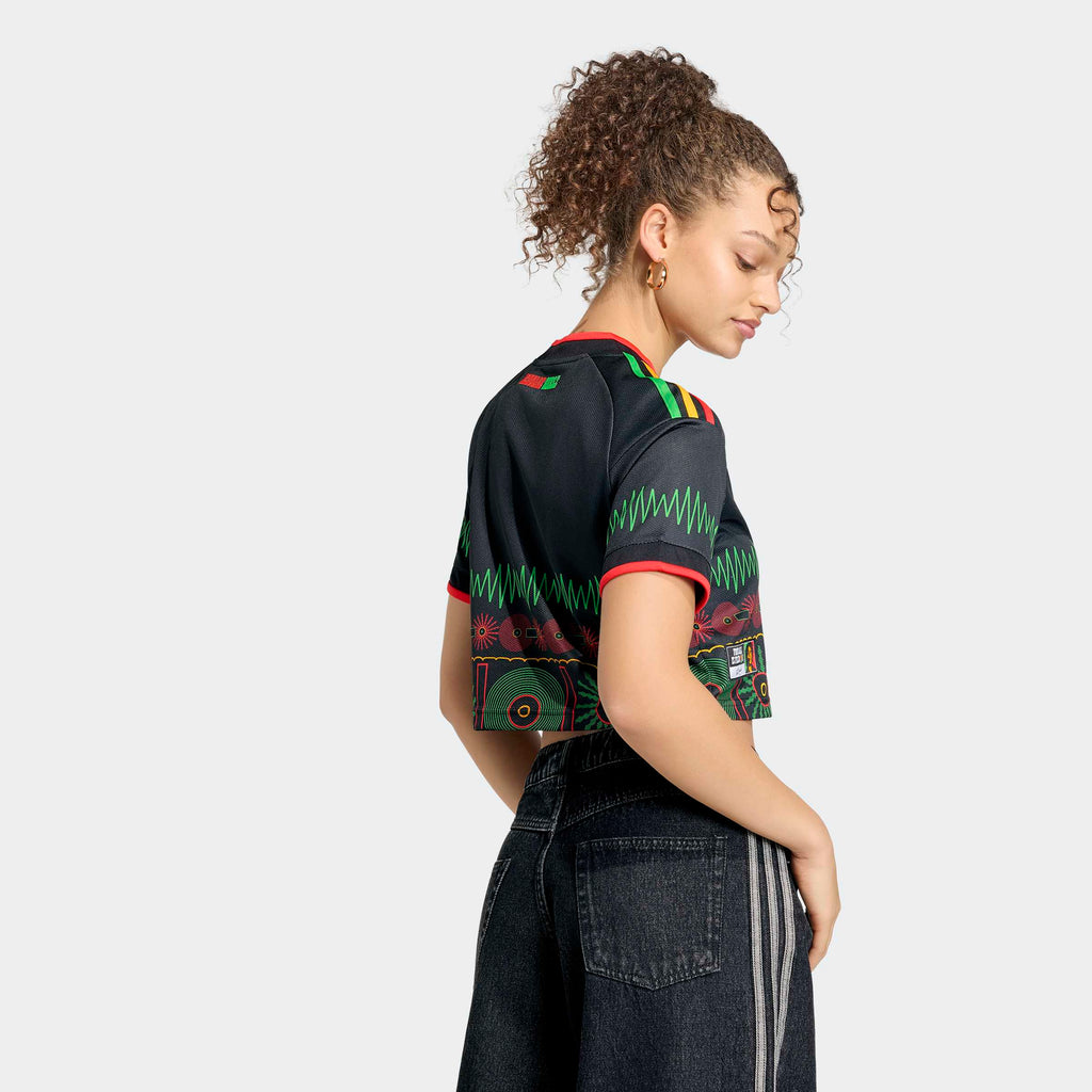 adidas Jamaica 26 x Bob Marley Away Cropped Jersey Women's