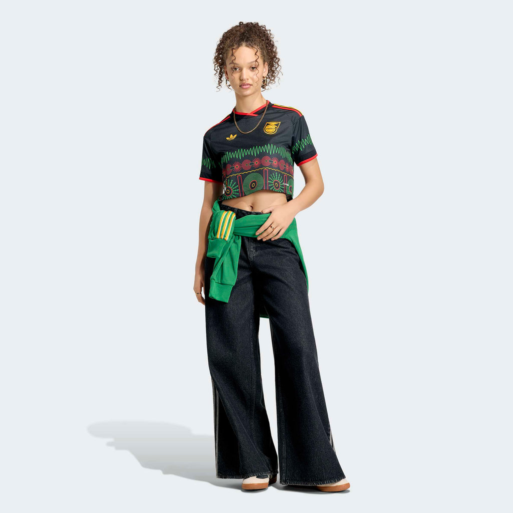 adidas Jamaica 26 x Bob Marley Away Cropped Jersey Women's