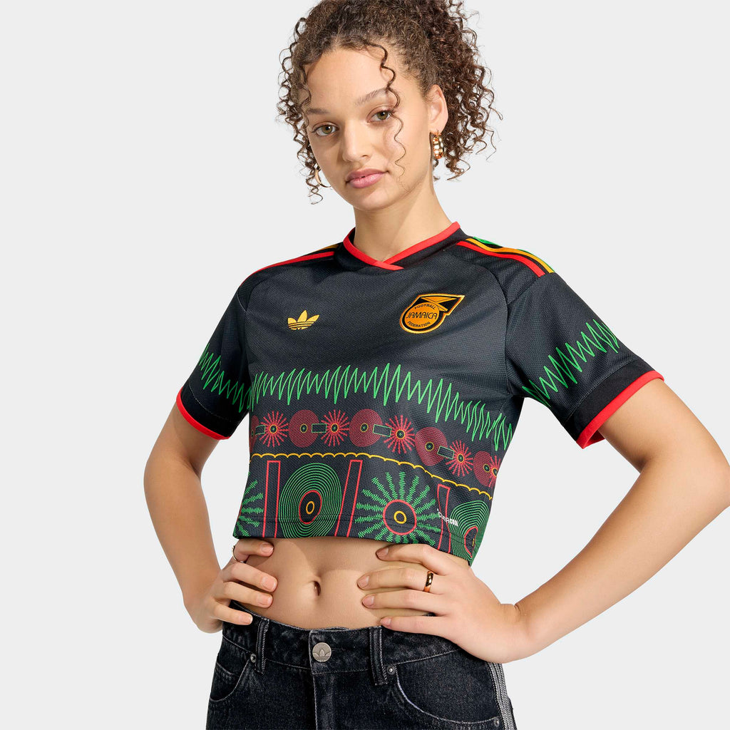 adidas Jamaica 26 x Bob Marley Away Cropped Jersey Women's