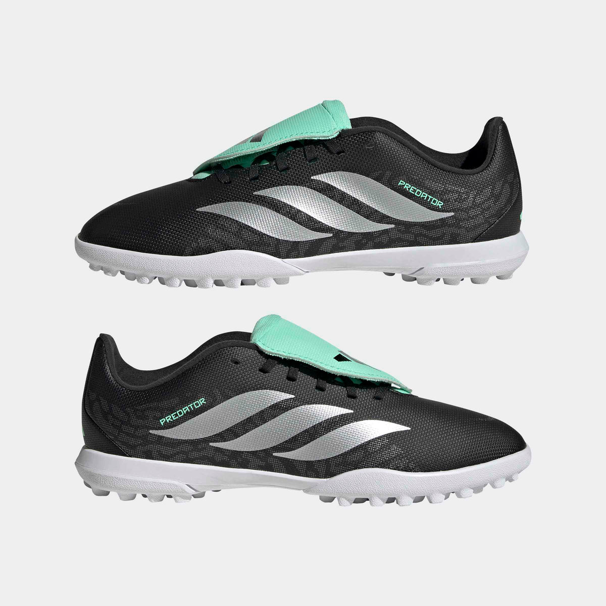 adidas PREDATOR CLUB Fold-Over Tongue Turf Soccer Cleats Kids