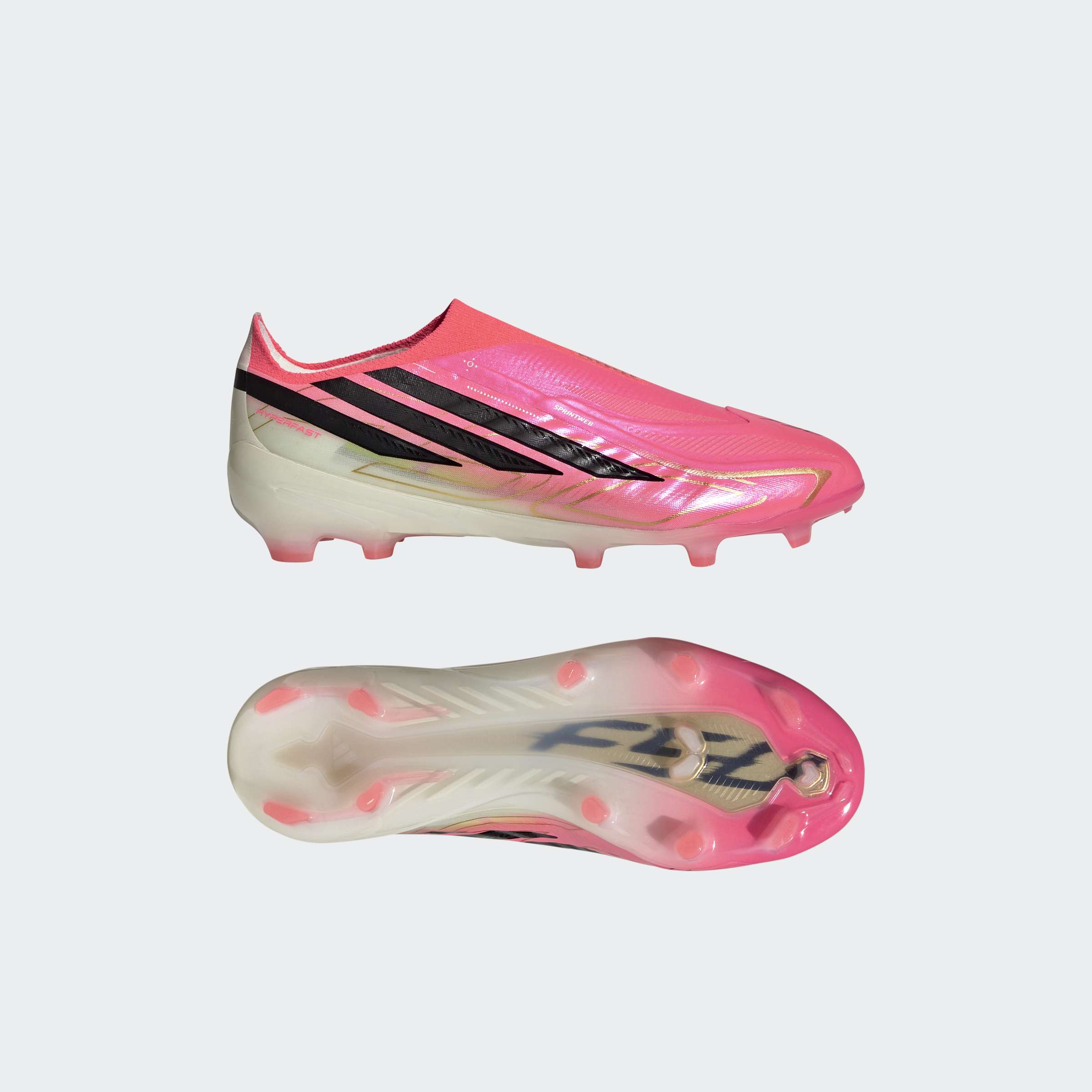 adidas F50 HYPERFAST ELITE Laceless Firm Ground Soccer Cleats Kids