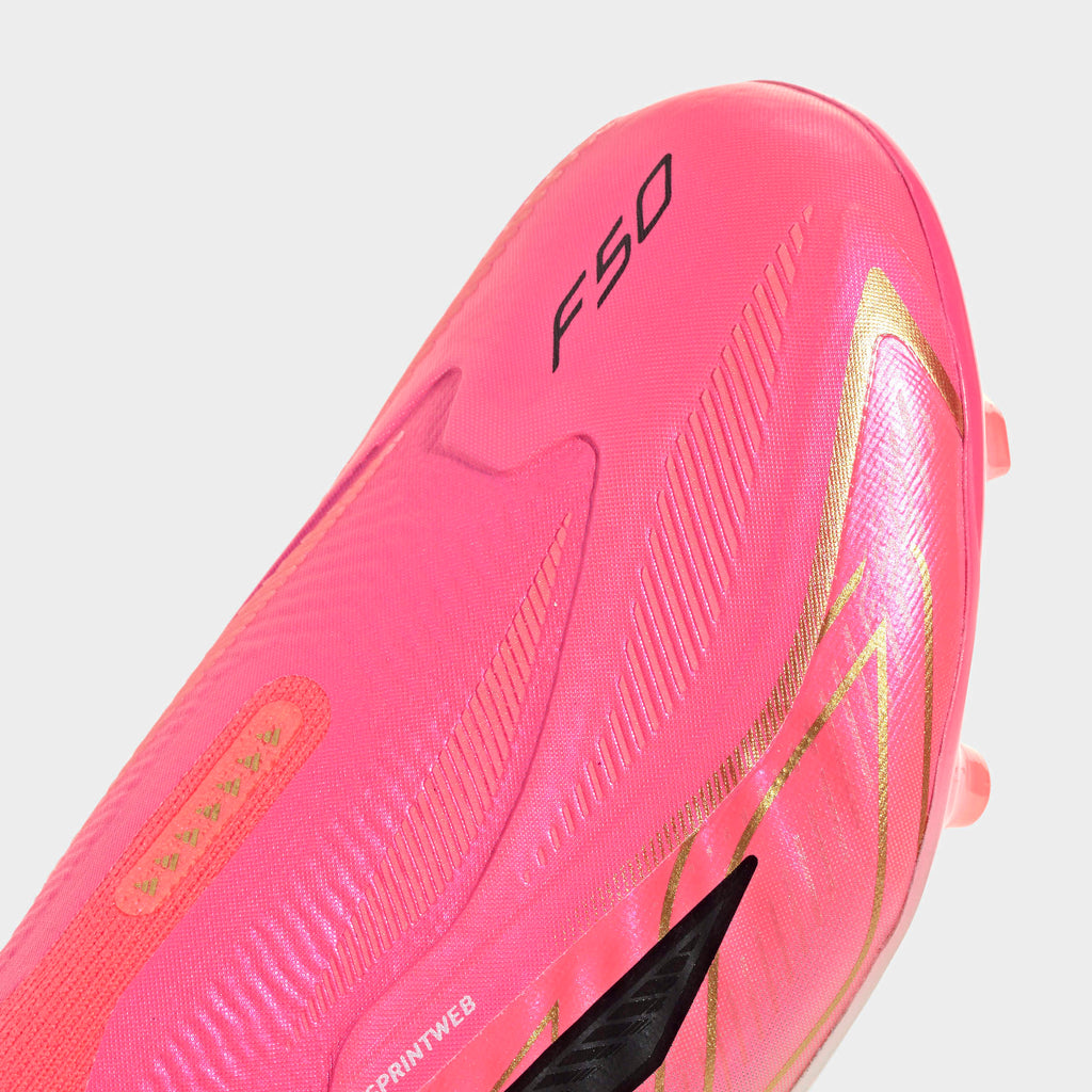 adidas F50 HYPERFAST ELITE Laceless Firm Ground Soccer Cleats Kids