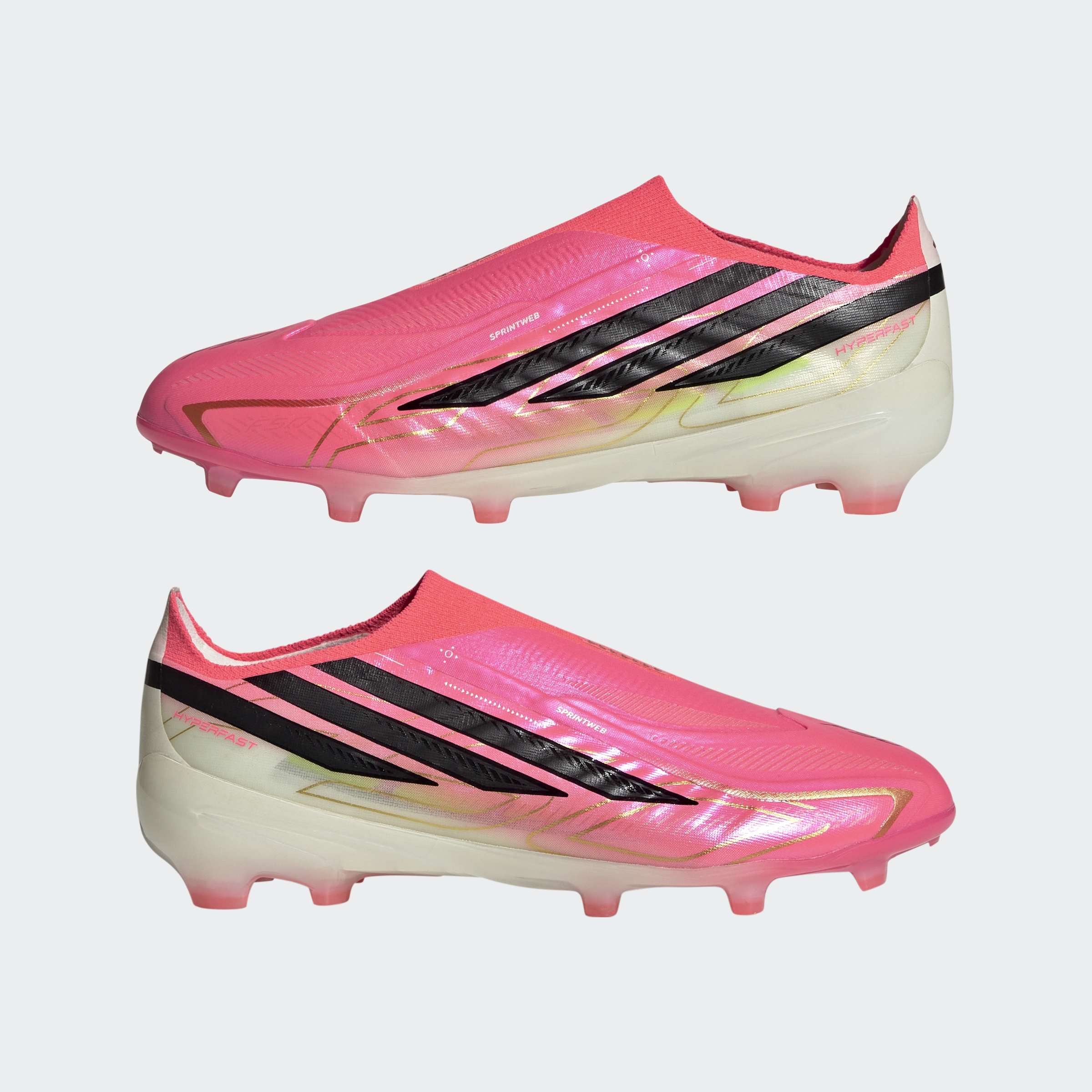 adidas F50 HYPERFAST ELITE Laceless Firm Ground Soccer Cleats Kids